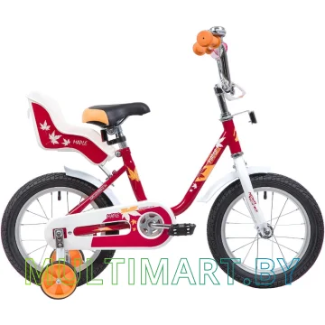 Детский велосипед Novatrack Maple 144MAPLE.RD9 (красный/белый, 2019)